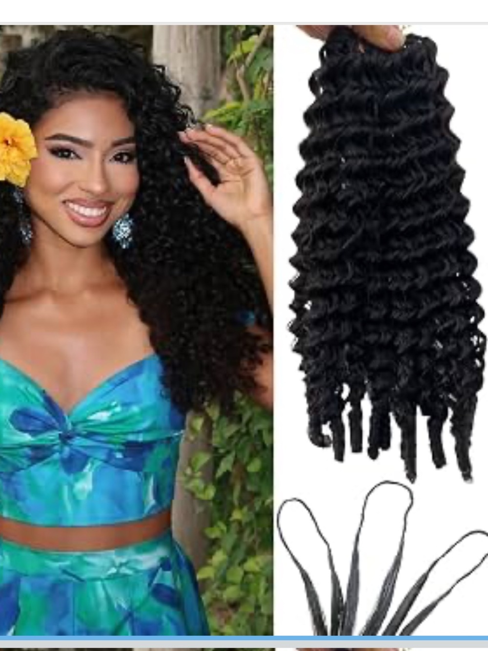 Water Wave Pre-Separated Crochet Human Hair Extensions 20" 240g
Crochet Human Ha